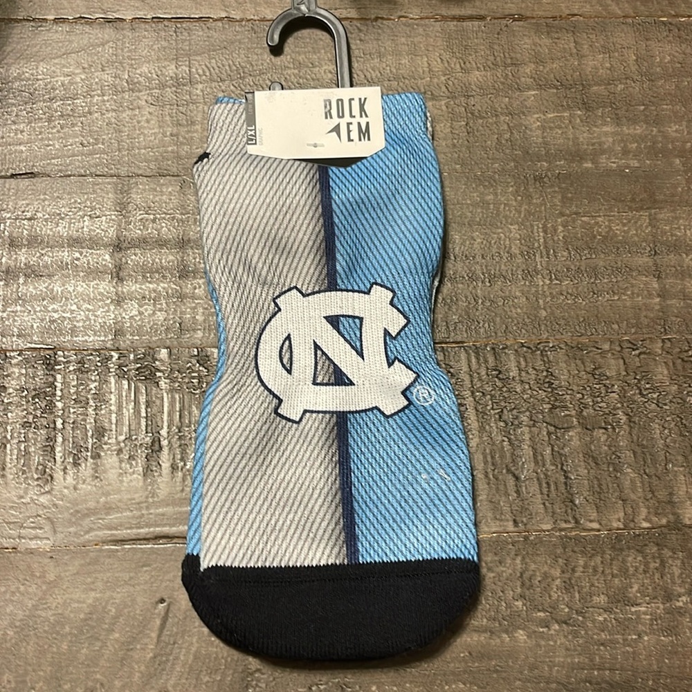 Rock Em L/XL Low Cut Socks North Carolina